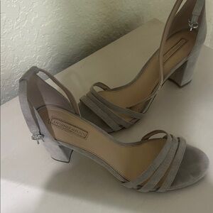 ANTONIO MELANI Tan Strappy Heels